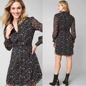 Untuckit Marnie Floral button‎ front Dress size 4 Women’s clothing